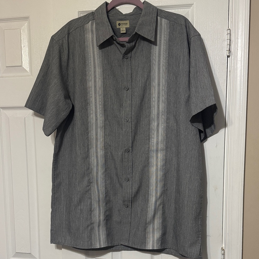 💙 Haggar Bowling Shirt